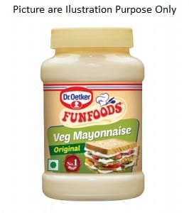 Dr. Oetker Veg Mayonnaise Original 250Gm