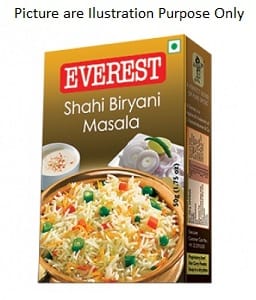Everest Shahi Biryani Masala 50Gm