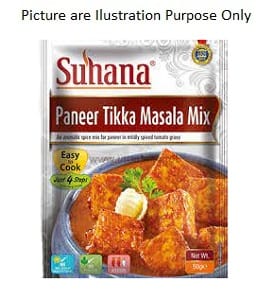 Suhana Paneer Tikka Masala Mix 50Gm