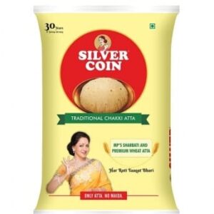 Silver Coin Traditional Chakki Atta 5Kg