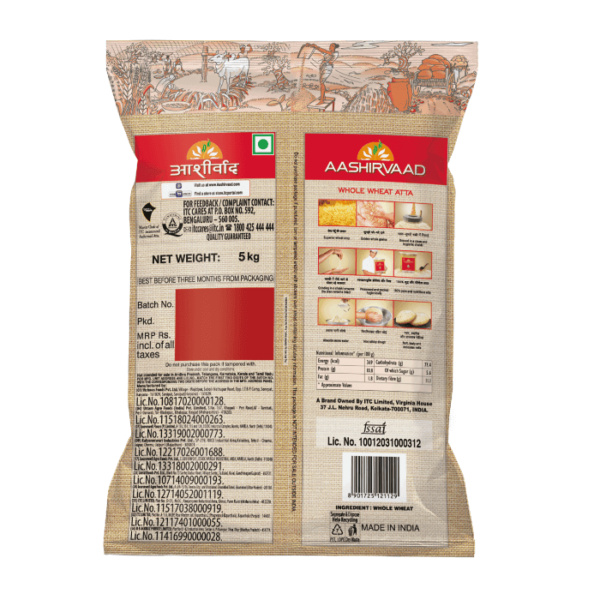 Aashirvaad Shuddh Chakki Atta 10Kg - Image 2