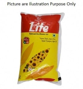 Dammani Lite Refined Sunflower Oil 1Ltr