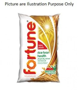 Fortune Rice Bran Oil 1Ltr Pouch
