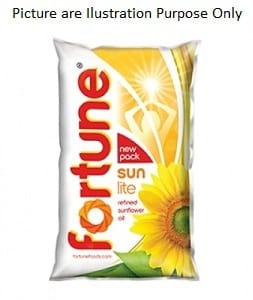 Fortune Sunlite Sunflower Oil 1Ltr