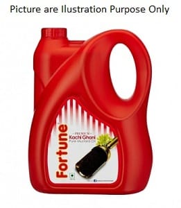 Fortune Kachi Ghani Mustard Oil 5Ltr Can