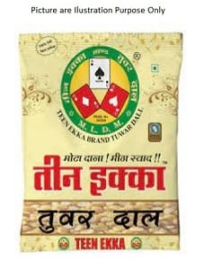 Teen Ekka Toor Dal 1Kg