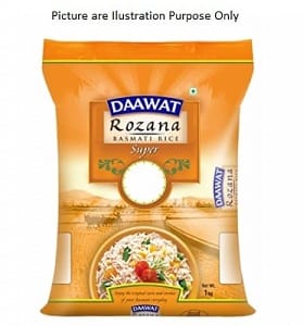 Daawat Rozana Super Basmati Rice 5Kg