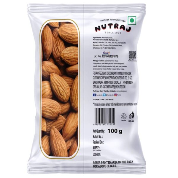 Nutraj California Almond 100 g - Image 2